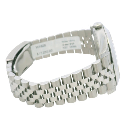 Rolex 126300 Datejust Stainless Steel Mint Green Stick Dial 41mm Watch