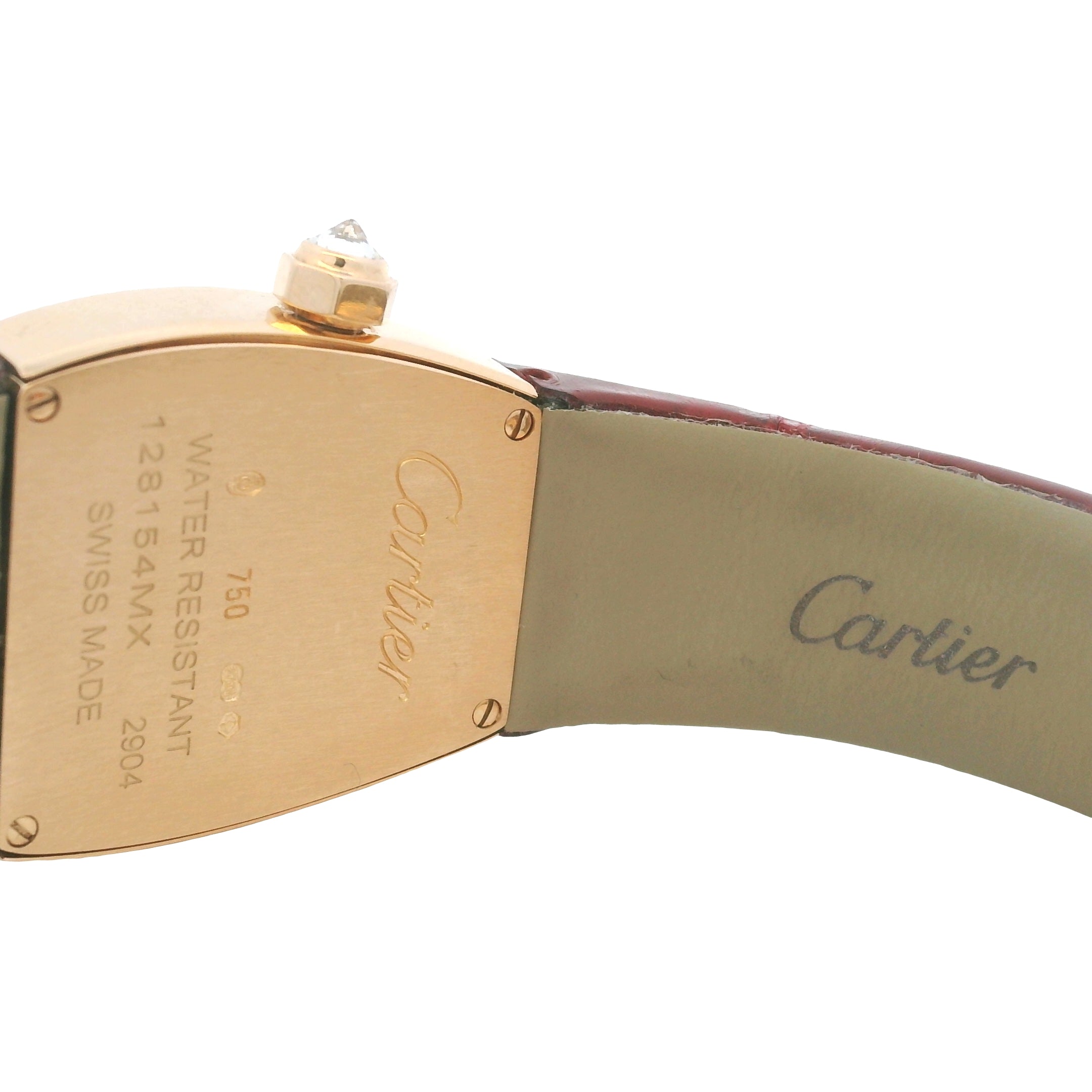 Cartier 2904 La Dona 18k Rose Gold Diamond Bezel Ladies Watch