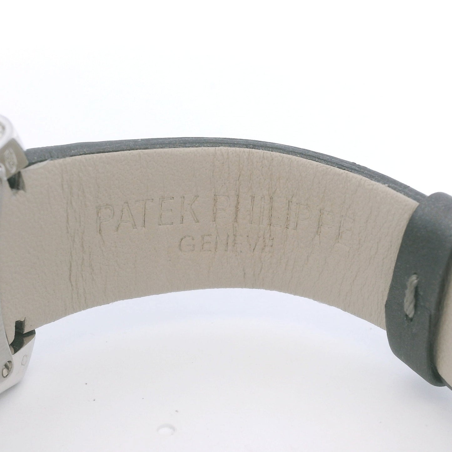 Patek Philippe 4973G Gondolo 18k White Gold Pave Diamond Ladies Watch