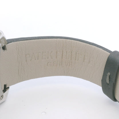 Patek Philippe 4973G Gondolo 18k White Gold Pave Diamond Ladies Watch