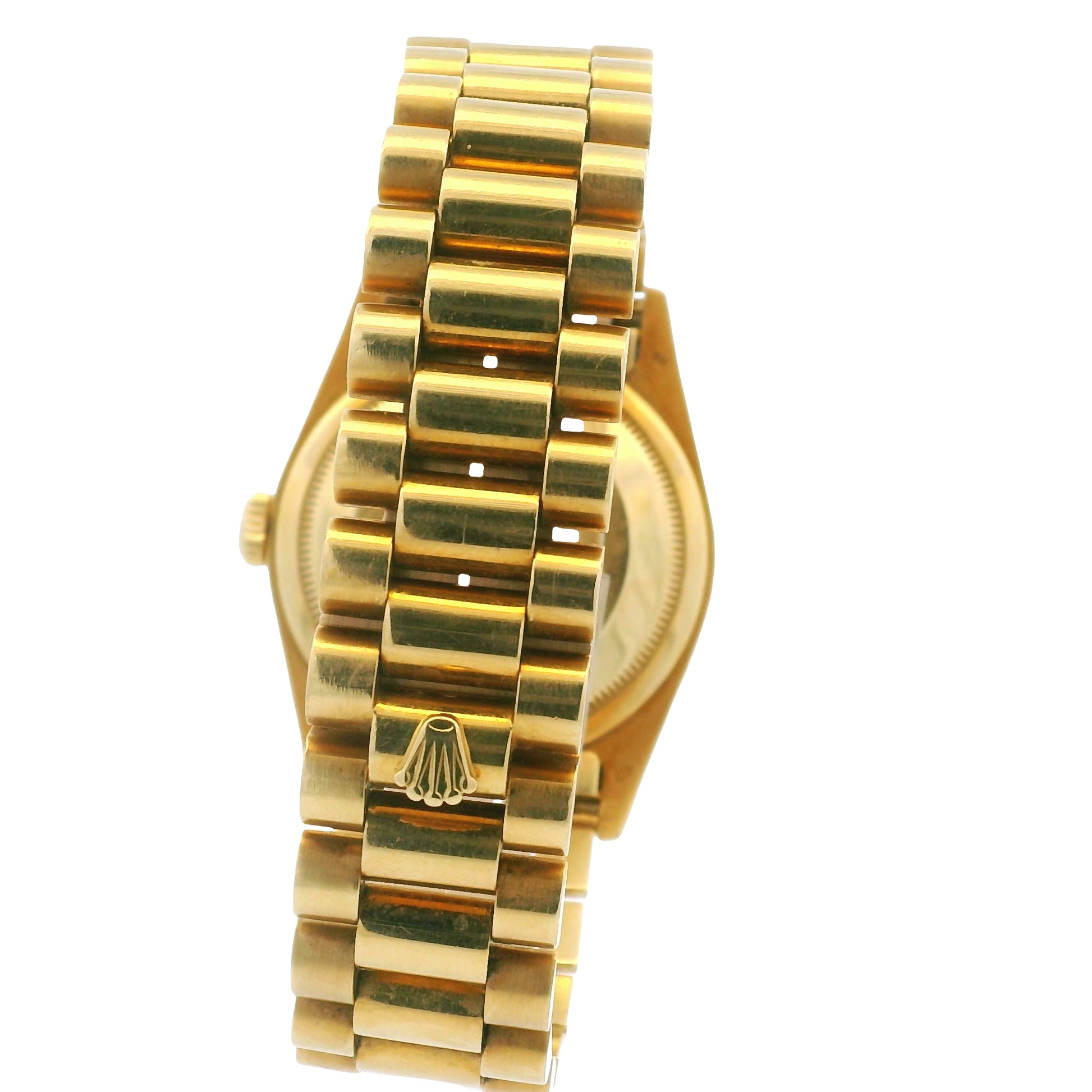 Rolex 18388 Day-Date 18k Yellow Gold Presidential Diamond Bezel 36mm Watch