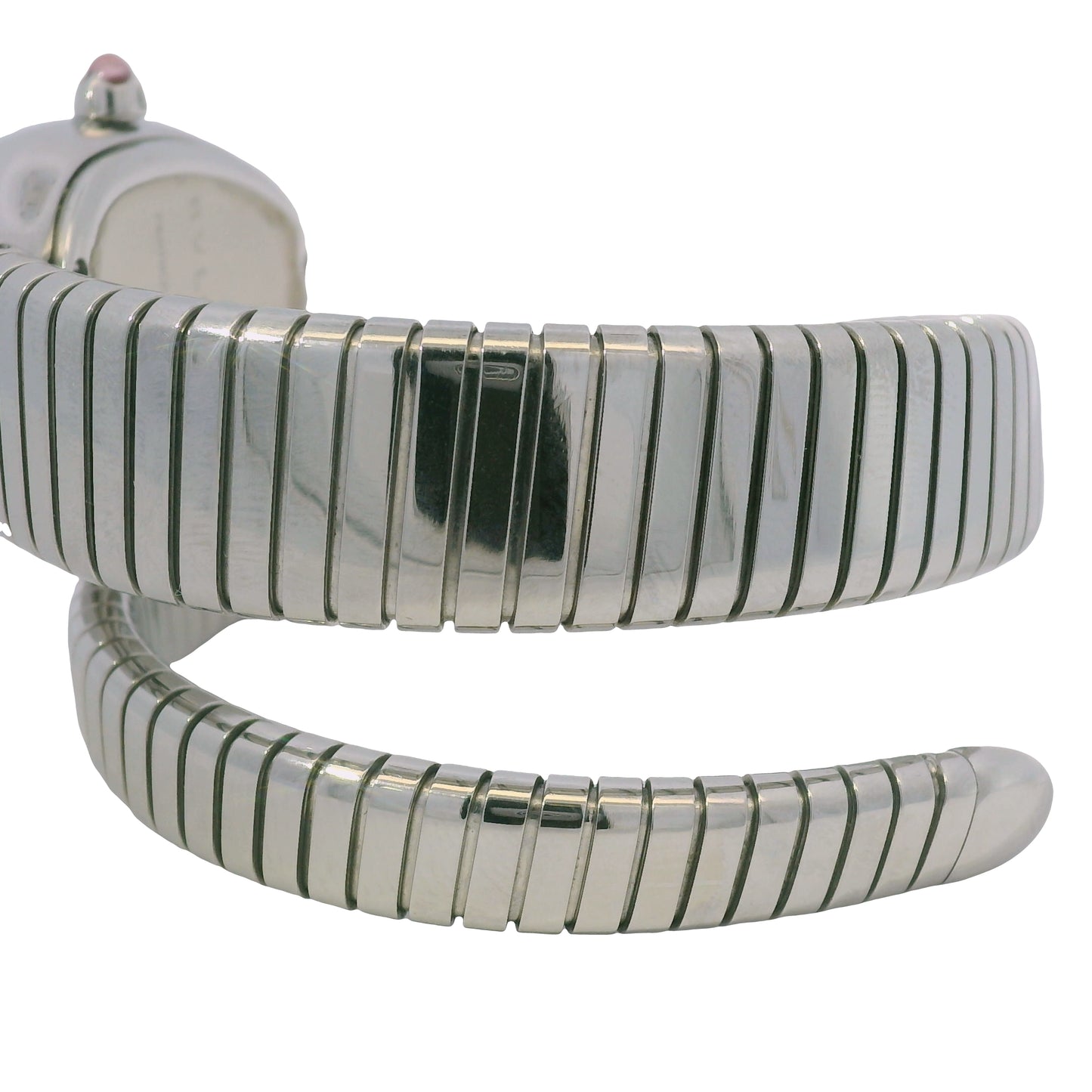 Bvlgari Serpenti 102440 Stainless Steel Diamond Dial & Bezel Women's Watch