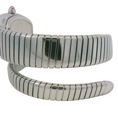 Bvlgari Serpenti 102440 Stainless Steel Diamond Dial & Bezel Women's Watch