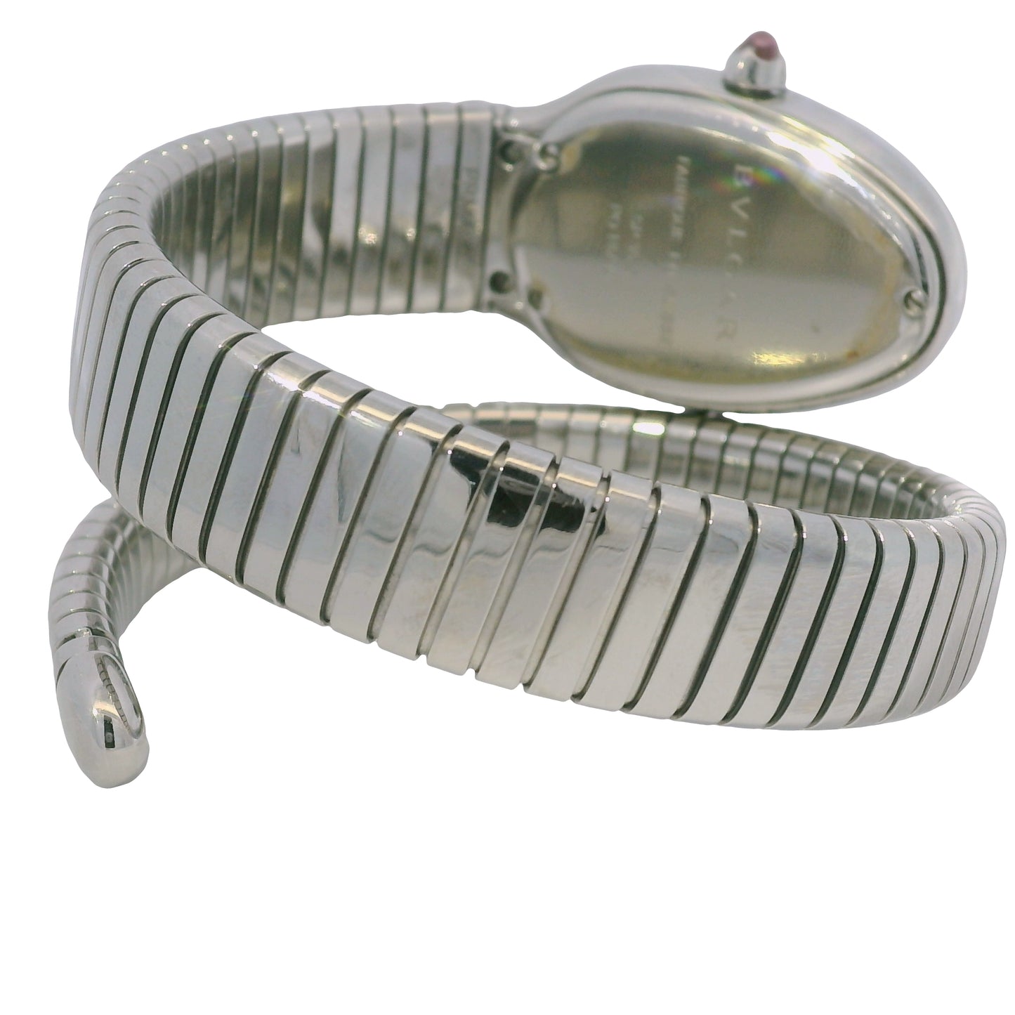 Bvlgari Serpenti 102440 Stainless Steel Diamond Dial & Bezel Women's Watch