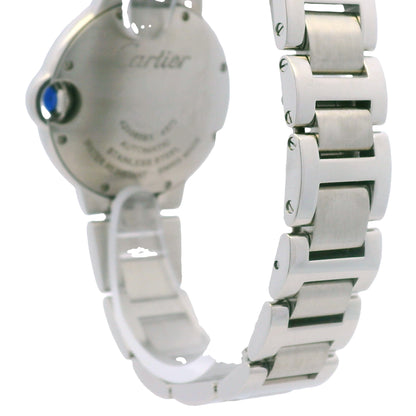 Cartier Ballon Bleu 33mm Stainless Steel Blue Dial Watch