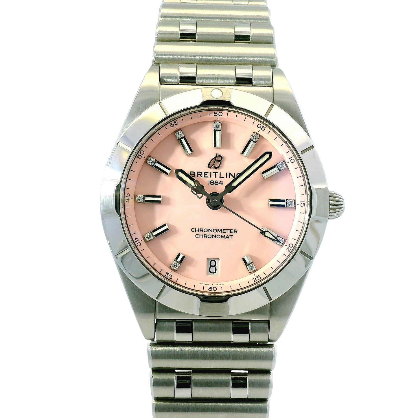 Breitling A77310 Chornomat Stainless Steel 32mm Women's Watch