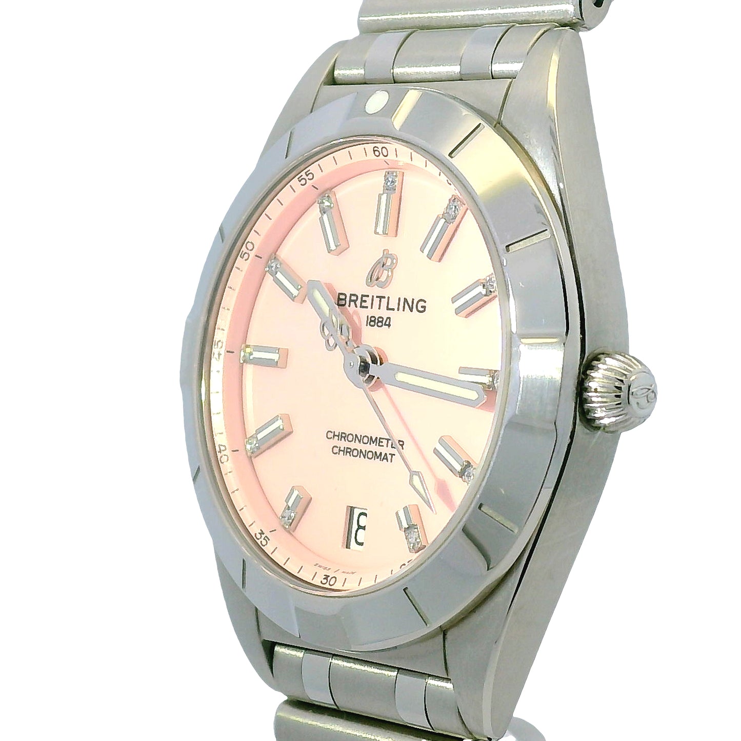 Breitling A77310 Chornomat Stainless Steel 32mm Women's Watch