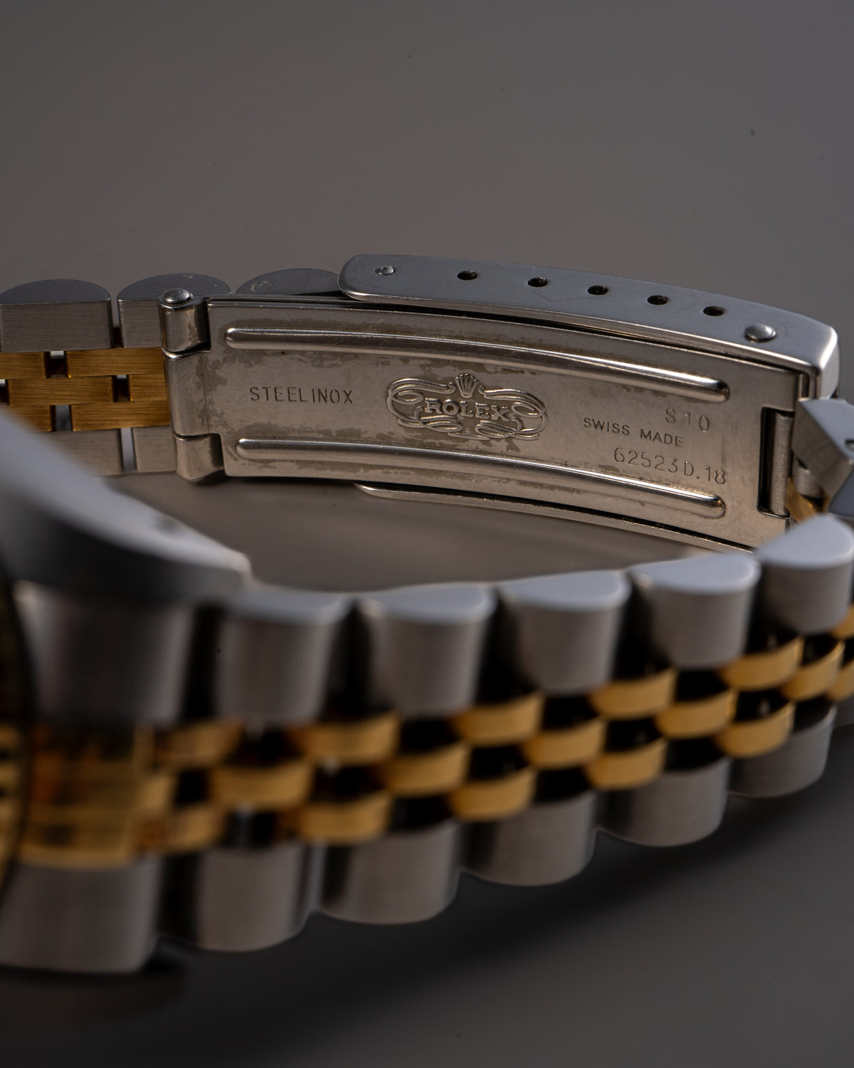 Rolex 69173 Datejust Two-Tone Blue Vignette Diamond Dial 26mm Watch