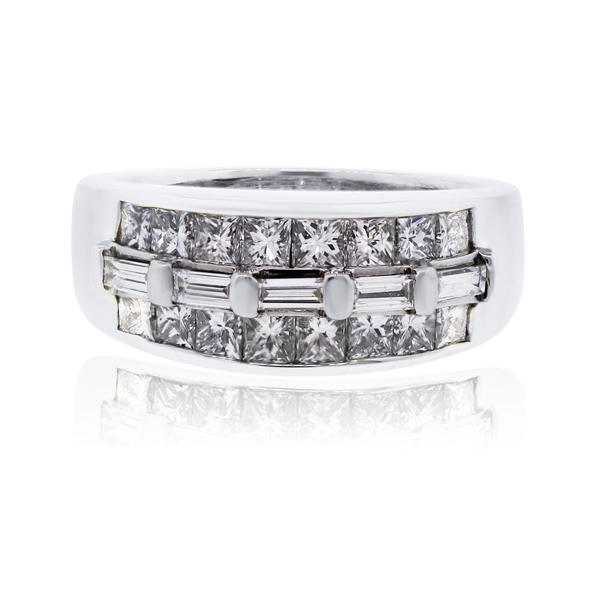 18k White Gold 2ctw Diamond Ring