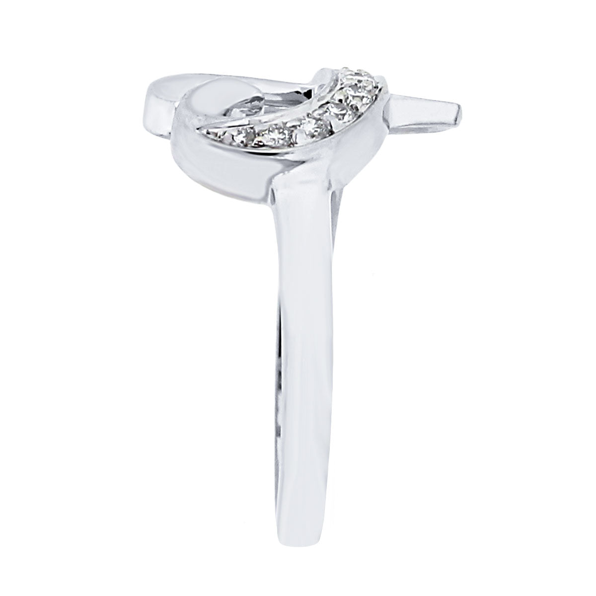 Tiffany & Co. Paloma Picasso White Gold Diamond Loving Heart Ring