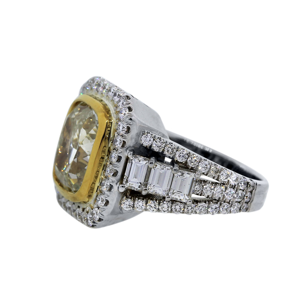 Yellow Diamond Engagement Ring