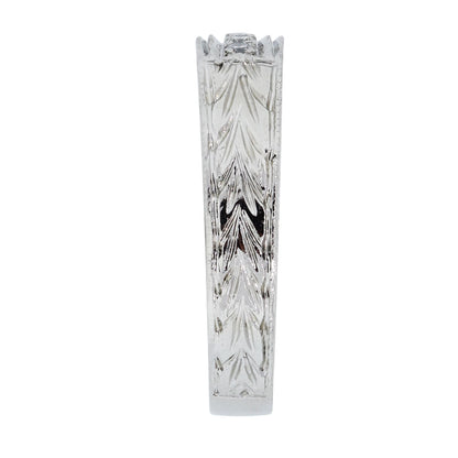 Platinum 0.15ctw Round Brilliant Diamond Mens Wedding Band