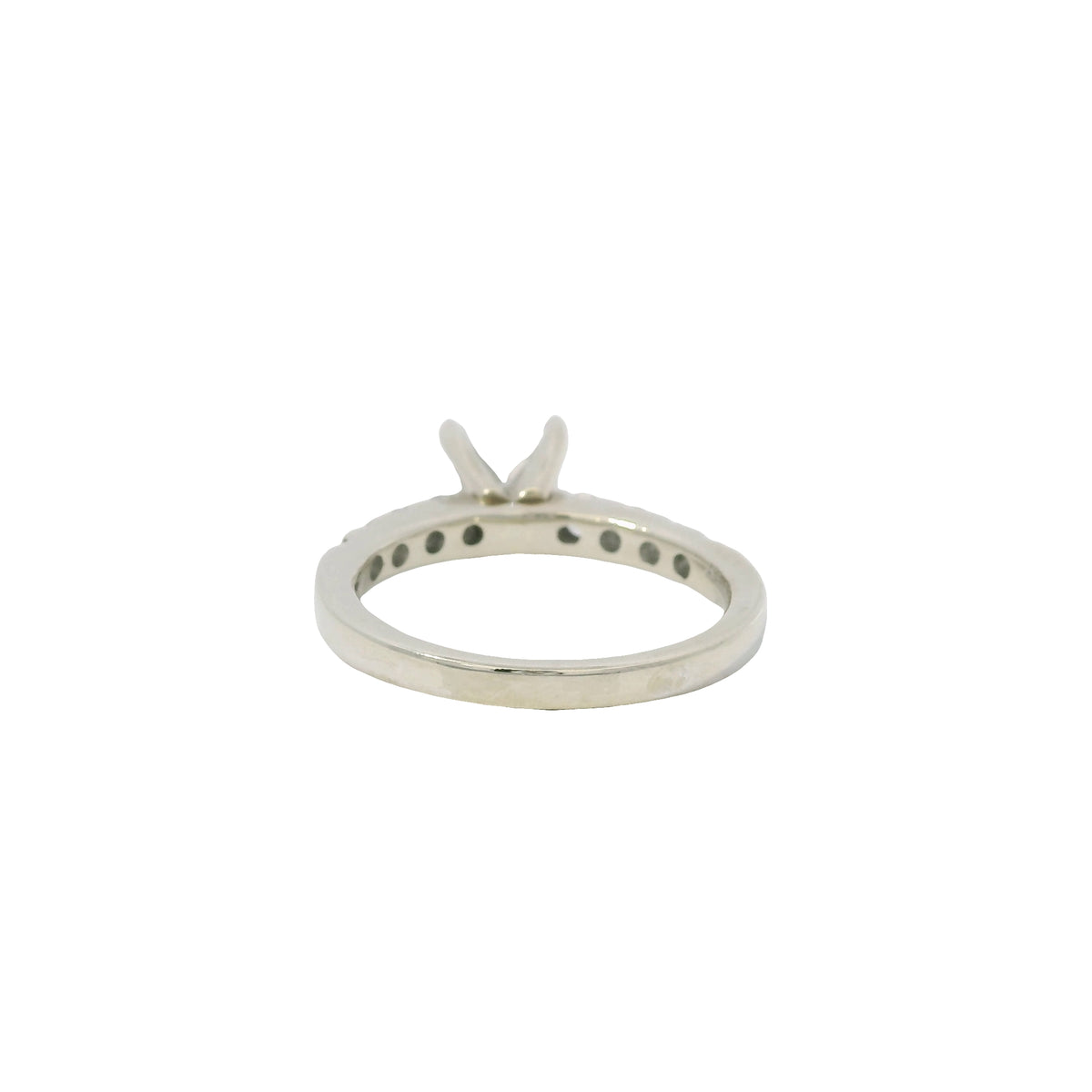 GIA 14K White Gold Natural Princess Cut 1.24 Carats Diamond Engagement Ring