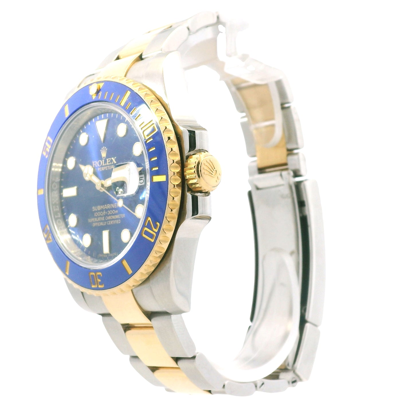 Rolex 116613LB Submariner 18K Yellow Gold & Stainless Steel 40mm Watch