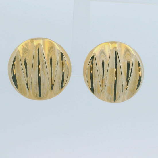 14kt Yellow Gold Extra Large Hollow Round Earrings