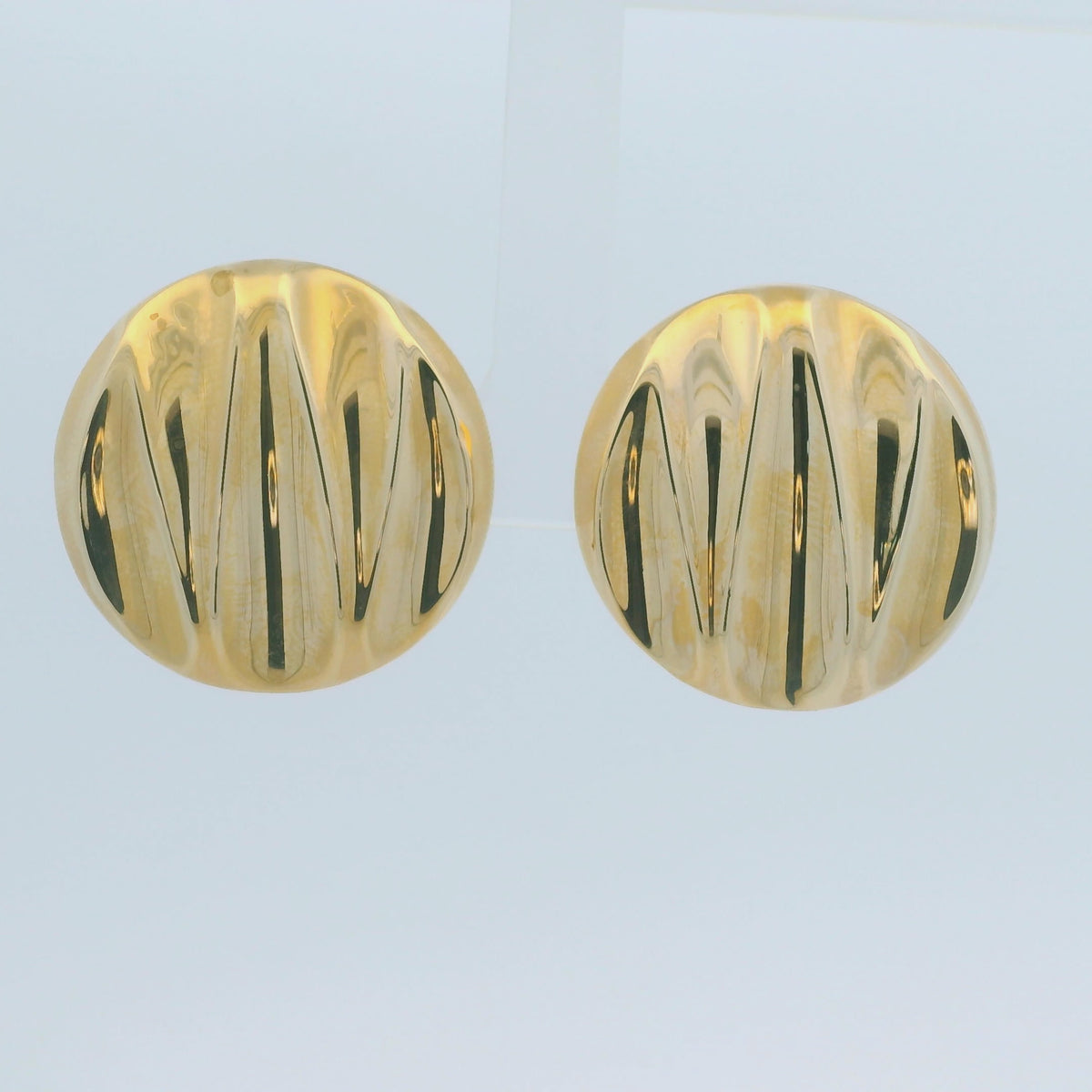 14kt Yellow Gold Extra Large Hollow Round Earrings