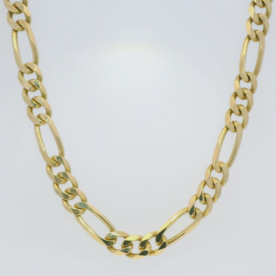 14k Yellow Gold Figaro Chain 20" Link Necklace