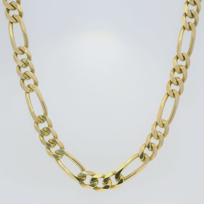 14k Yellow Gold Figaro Chain 20" Link Necklace