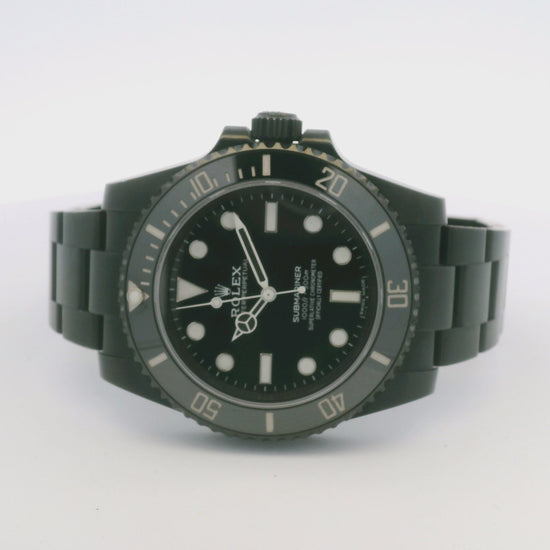 Rolex 114060 Submariner Stainless Steel Black Dial 40mm Watch