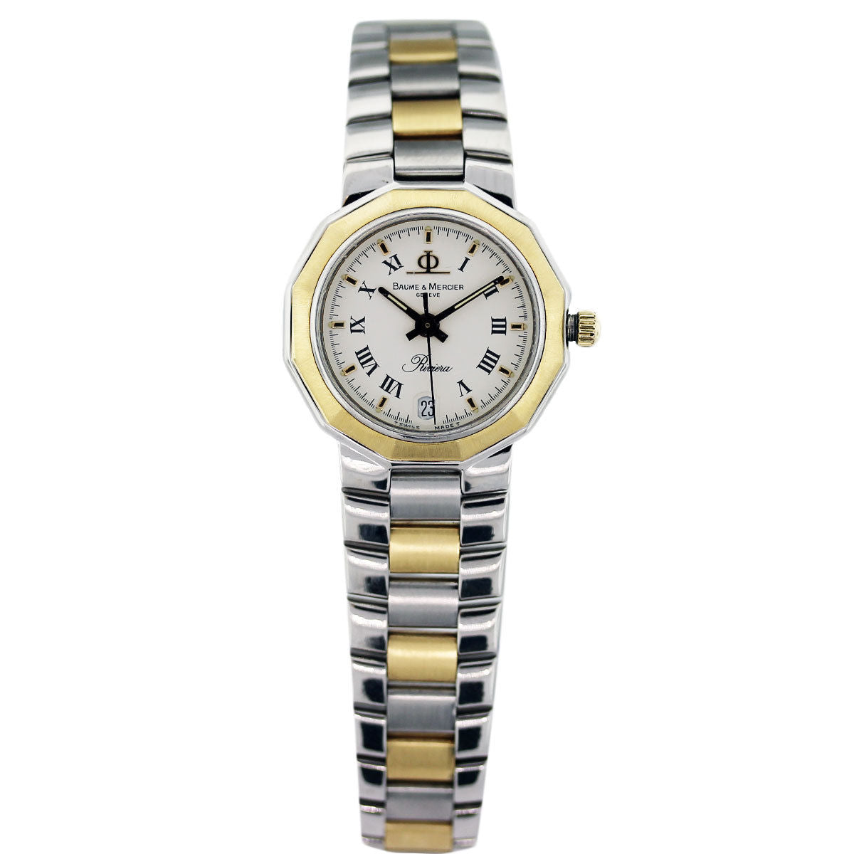 Baume & Mercier Riviera Ladies Two Tone Watch