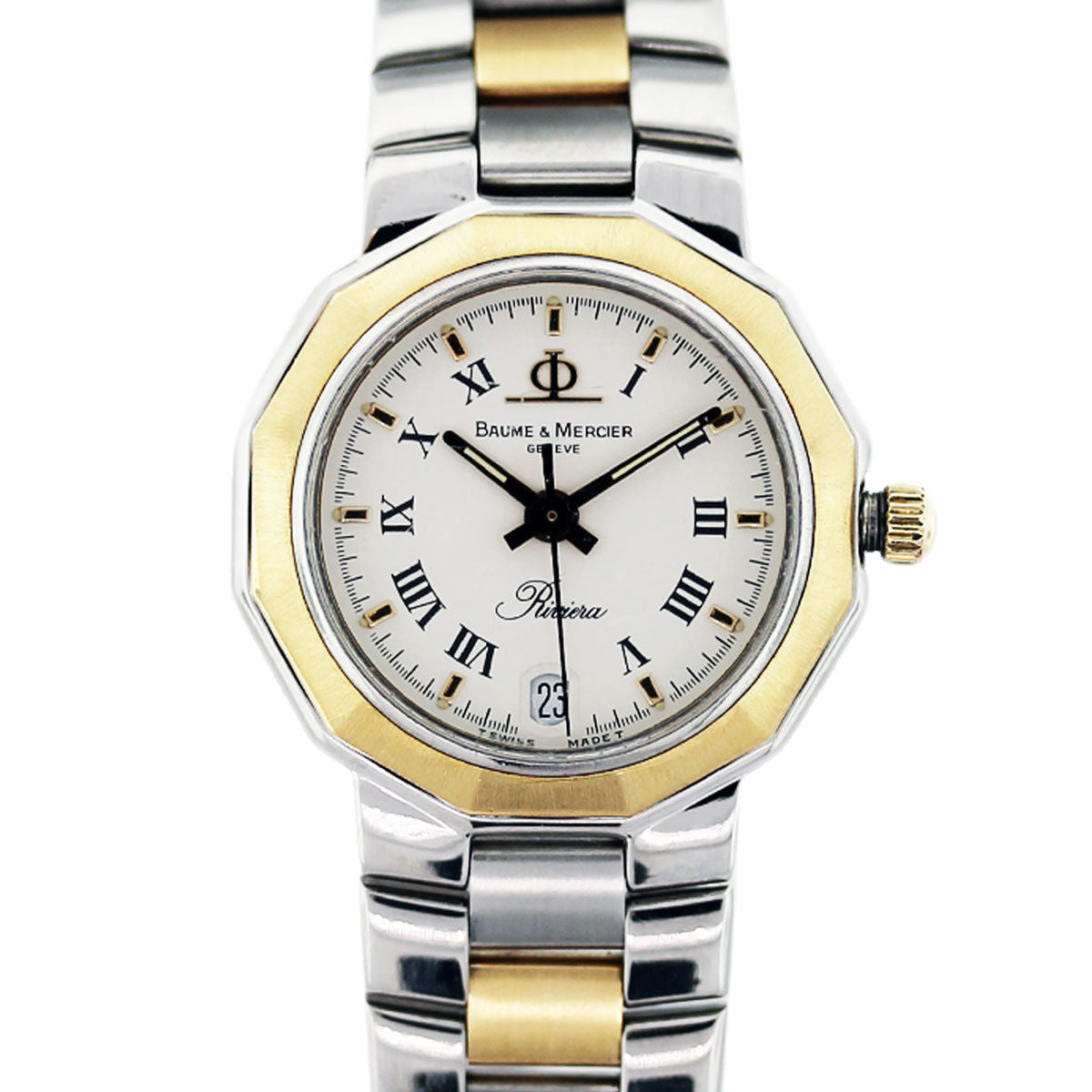 Baume & Mercier Riviera Ladies Two Tone Watch