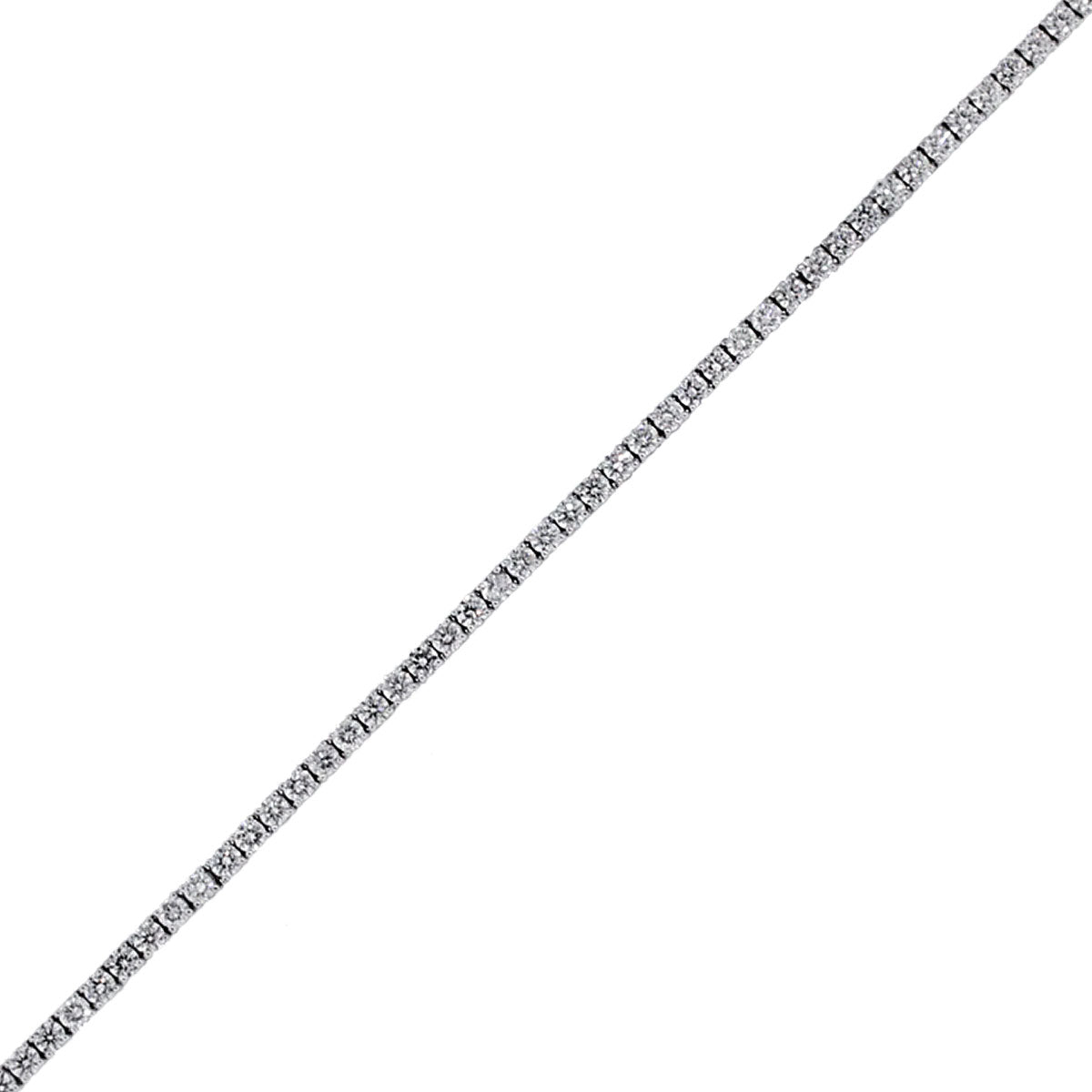 18k White Gold 2.64ctw Diamond Tennis Bracelet