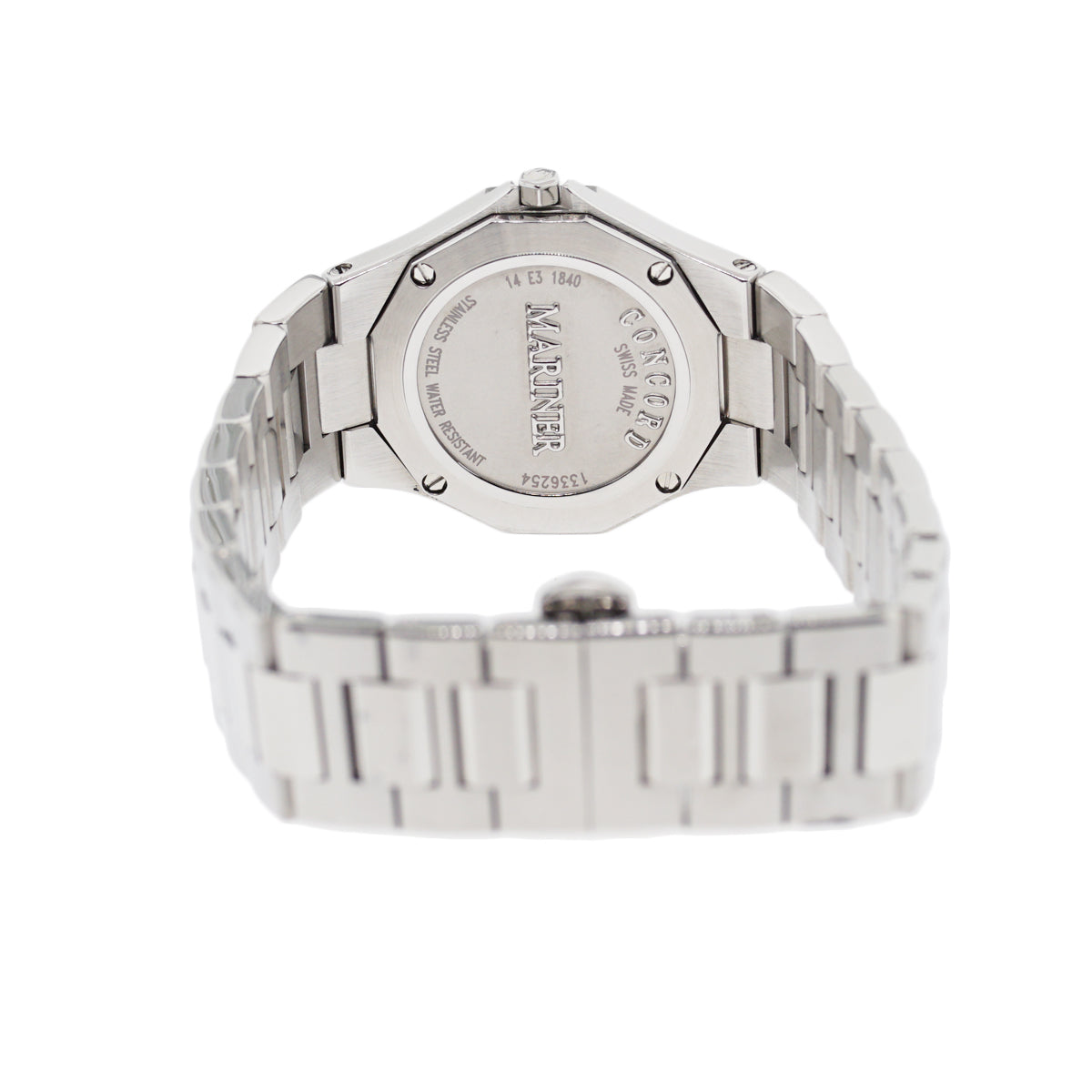 Concord Mariner Stainless Steel Black Dial Ladies Watch