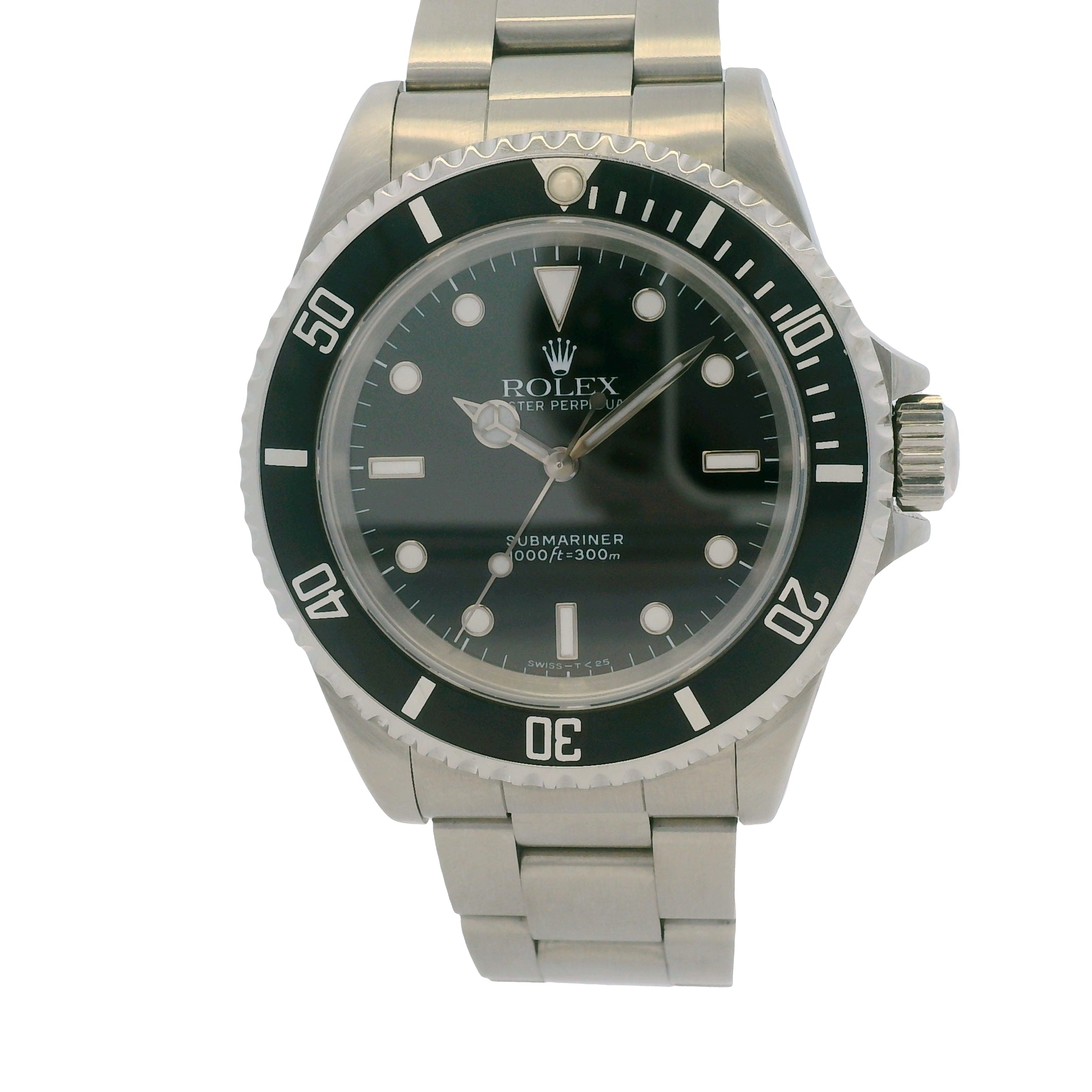 Rolex 14060 Submariner Stainless Steel Black Dial Oyster 1991 Watch