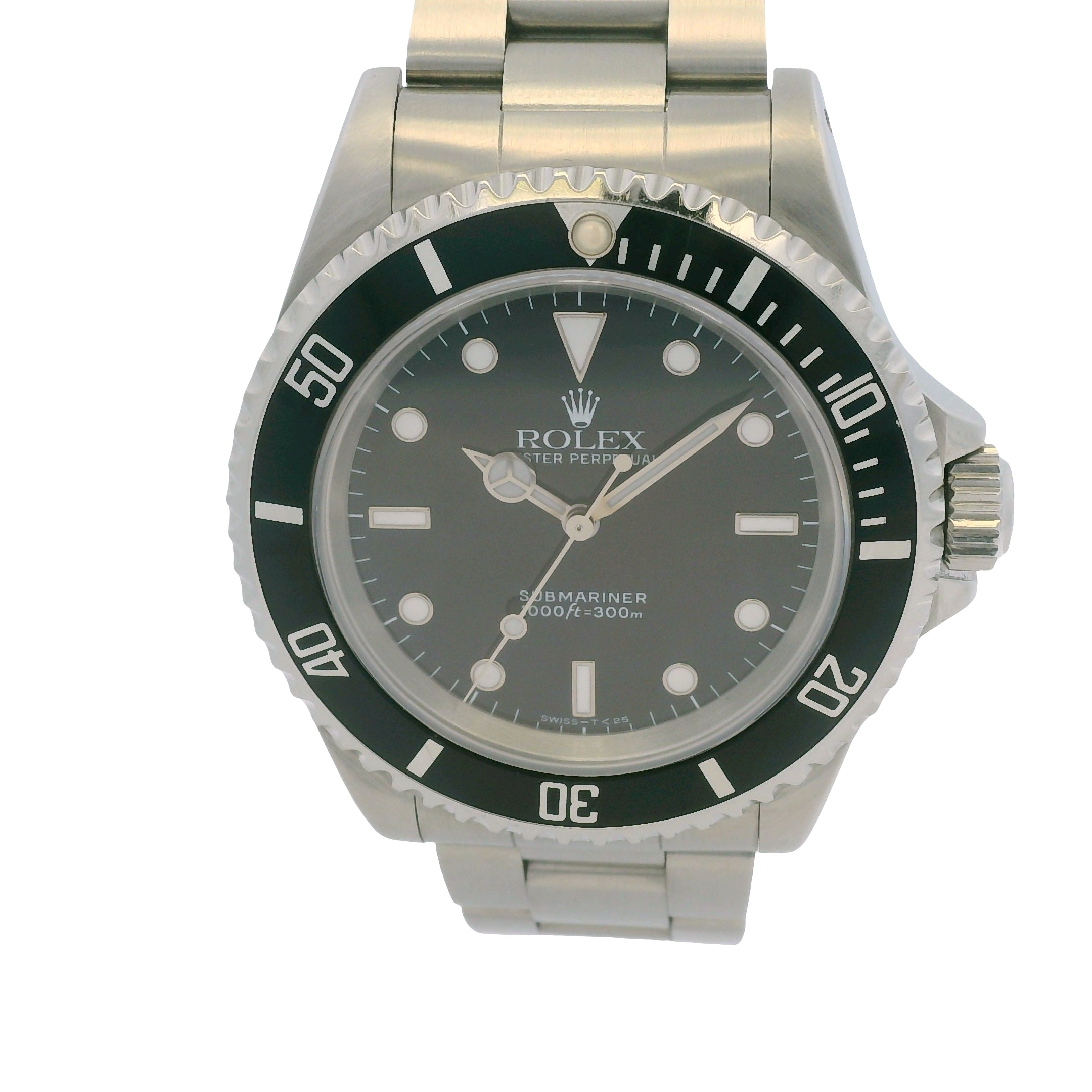 Rolex 14060 Submariner Stainless Steel Black Dial Oyster 1991 Watch