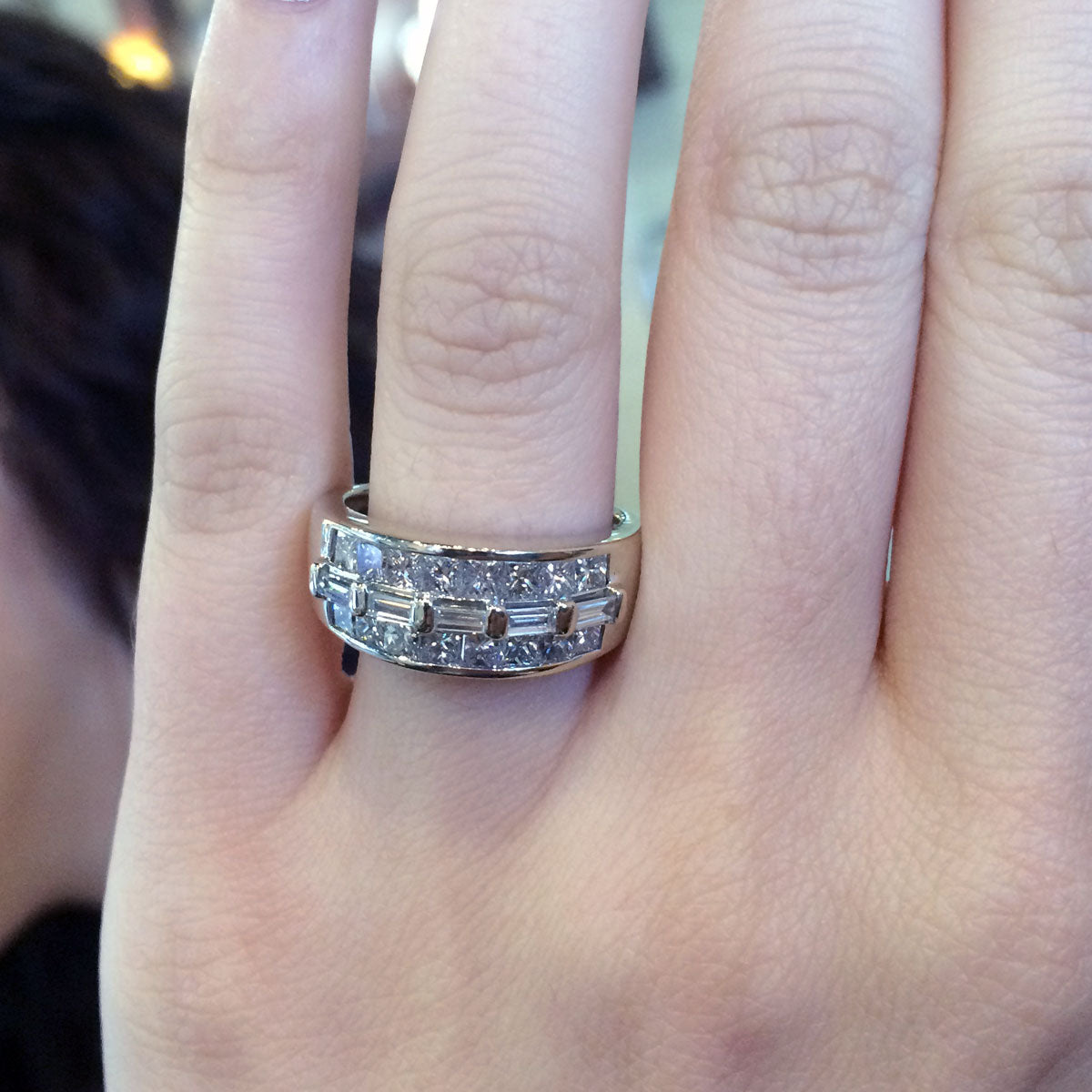 18k White Gold 2ctw Diamond Ring