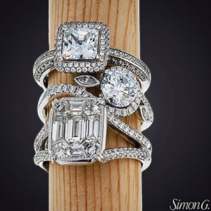 Simon G engagement rings