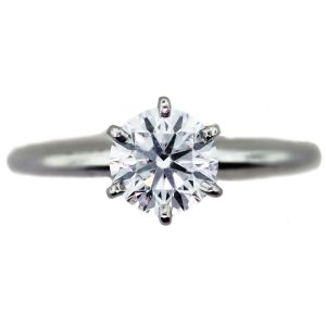 1ct solitaire engagement ring, 1 carat diamond ring, solitaire engagement ring