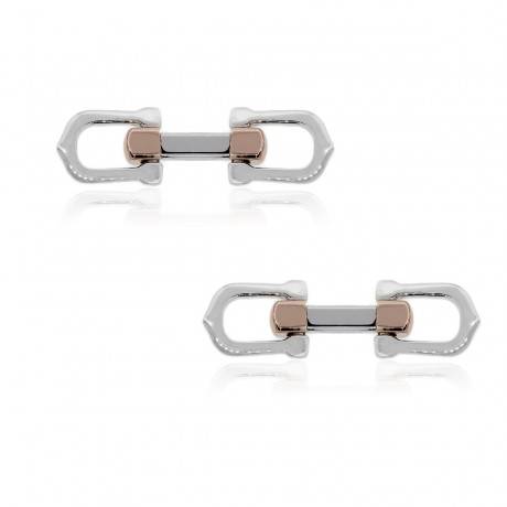 Cartier Two Tone Cuff Links