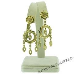 Chandelier Earrings, gold chandelier earrings, wedding jewelry boca raton