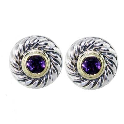 preowned david yurman, david yurman boca raton, david yurman amethyst earrings