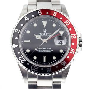 Rolex GMT Master II 16710 Red/Black (Coke) Bezel Men's Watch, rolex boca raton