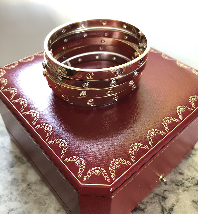 top quality cartier love bracelet