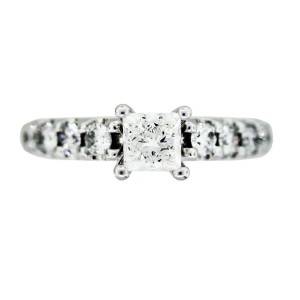 1 carat princess cut engagement ring, 1ct engagement ring, princess