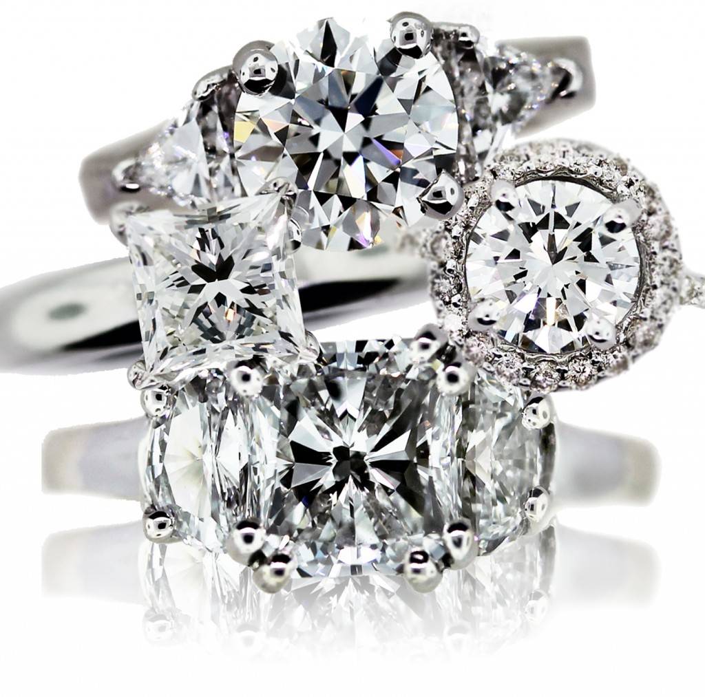 diamond rings, engagement rings, diamond ring stack, engagement ring stack