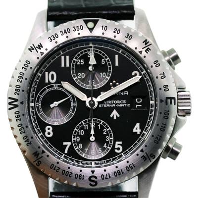 eterna preowned watch, eterna watch, eterna boca raton, eterna chrono airforce