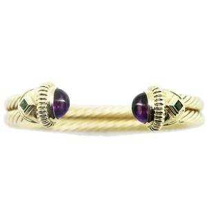 David Yurman gold cable bracelet, david yurman amethyst cable bracelet used