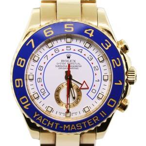 Rolex Yachtmaster II 116688 18K Yellow Gold Watch, preowned rolex yachtmaster