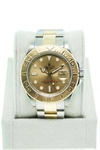 Rolex 16623 yachtmaster champagne dial, rolex champagne dial, rolex yachmaster