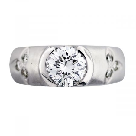 diamond bezel ring