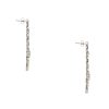 Platinum Natural 5.04 Carat Diamond Drop Vintage Earrings