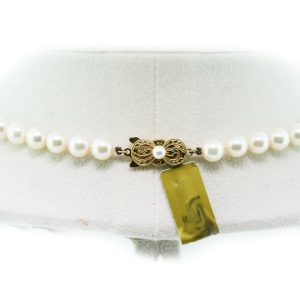 Pre-owned Mikimoto Akoya Cultured Pearl Necklace