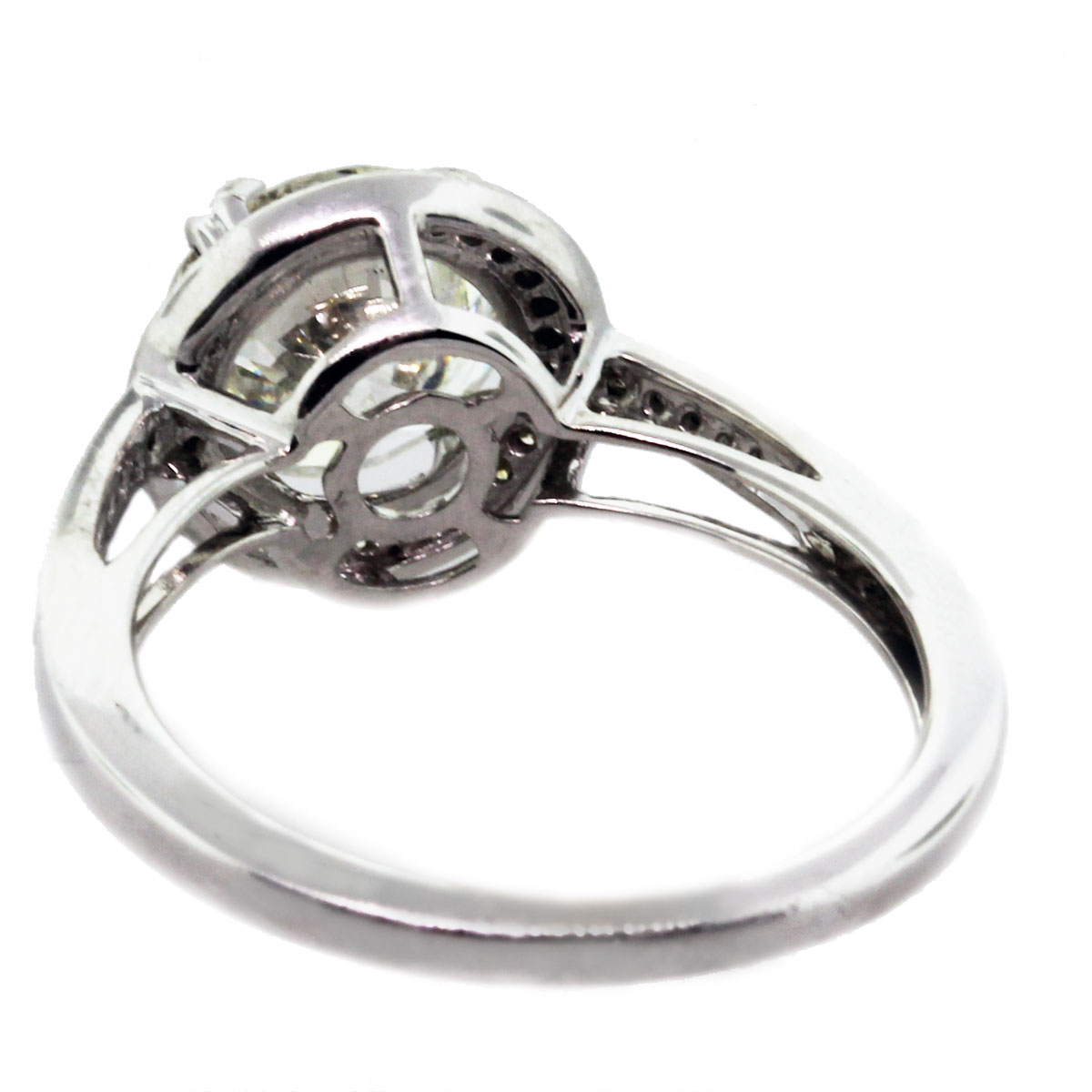 2 Carat Round Diamond Halo Setting Engagement Ring Boca Raton