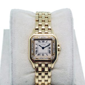 cartier panthere, ladies cartier panthere, ladies cartier watch, preowned cartier, used