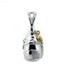 Movado 18K White Gold and Diamond Purse Charm - Image 4