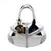 Movado 18K White Gold and Diamond Purse Charm - Image 3